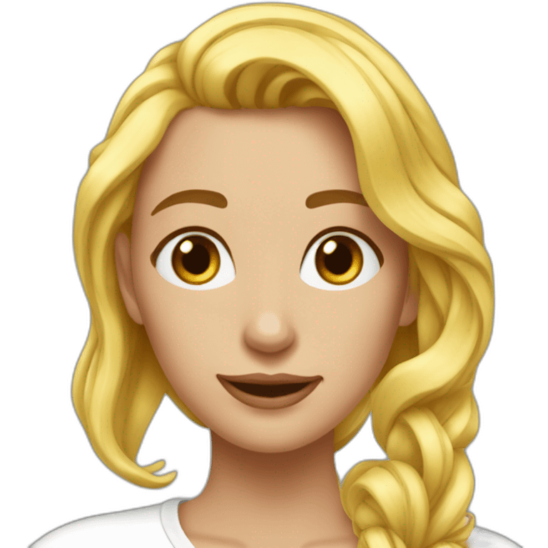 Meilleure amie blanche/métisse emoji