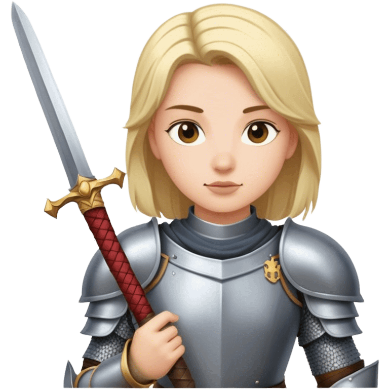 Female knights, female power emoji