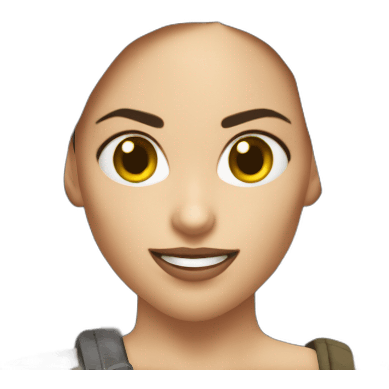 lara croft demon emoji