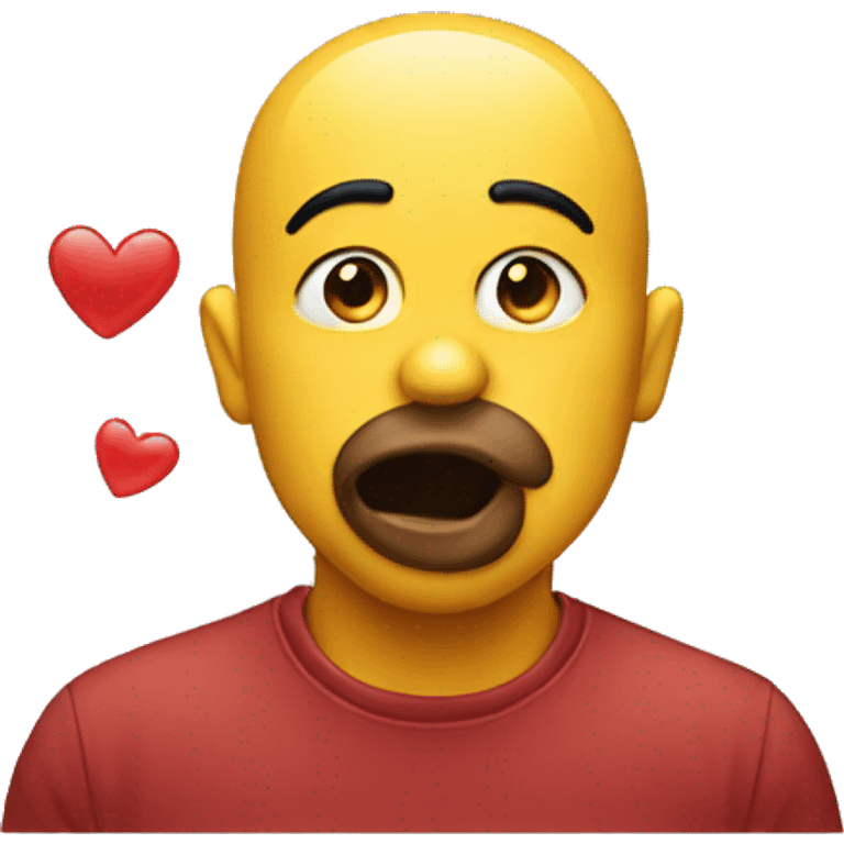 Emoji blowing a kiss emoji