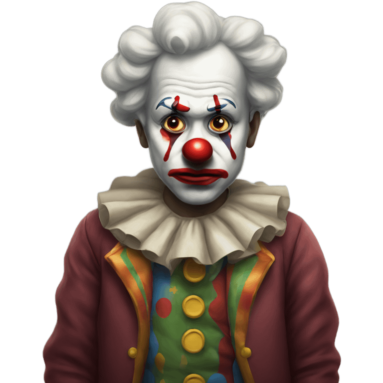 Clown sad emoji