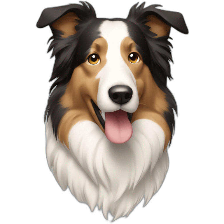 Bordeur collie emoji