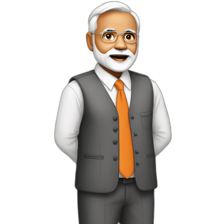 Narendra Modi as teacher emoji