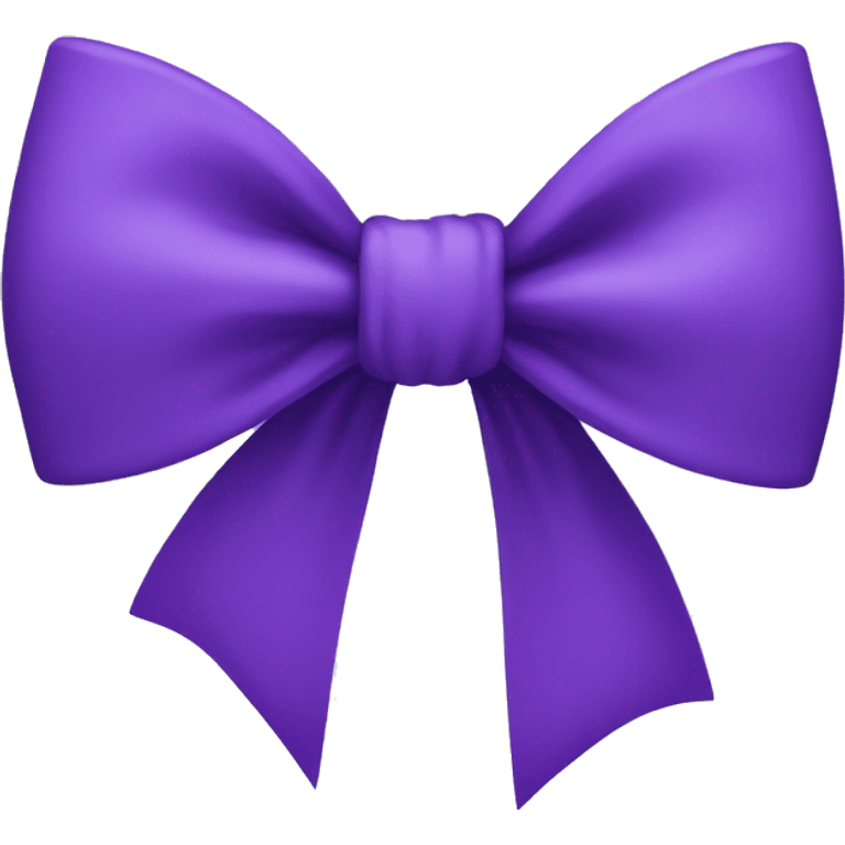 Violet bow emoji