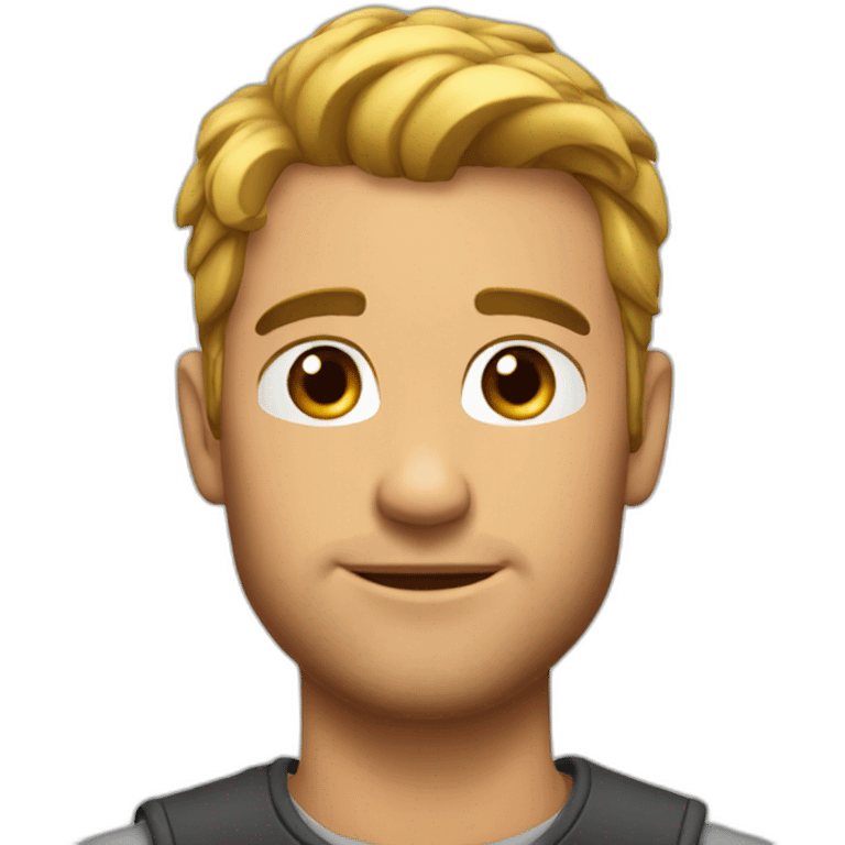 Handsome hunk emoji