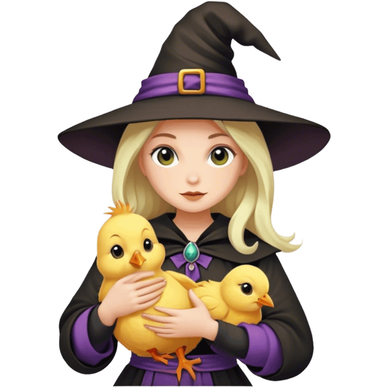 Merge a 🧙‍♀️ and 🐥 emoji