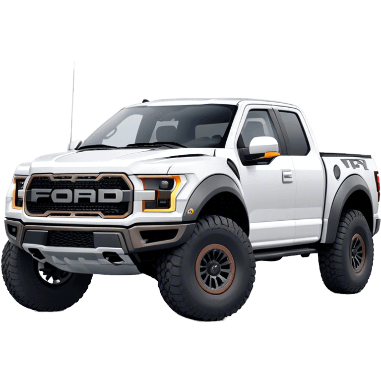 Ford f150 Raptor - Ford (Model Year: 2024) (Iconic colour: White) emoji