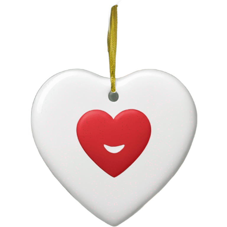 A heart ornament emoji