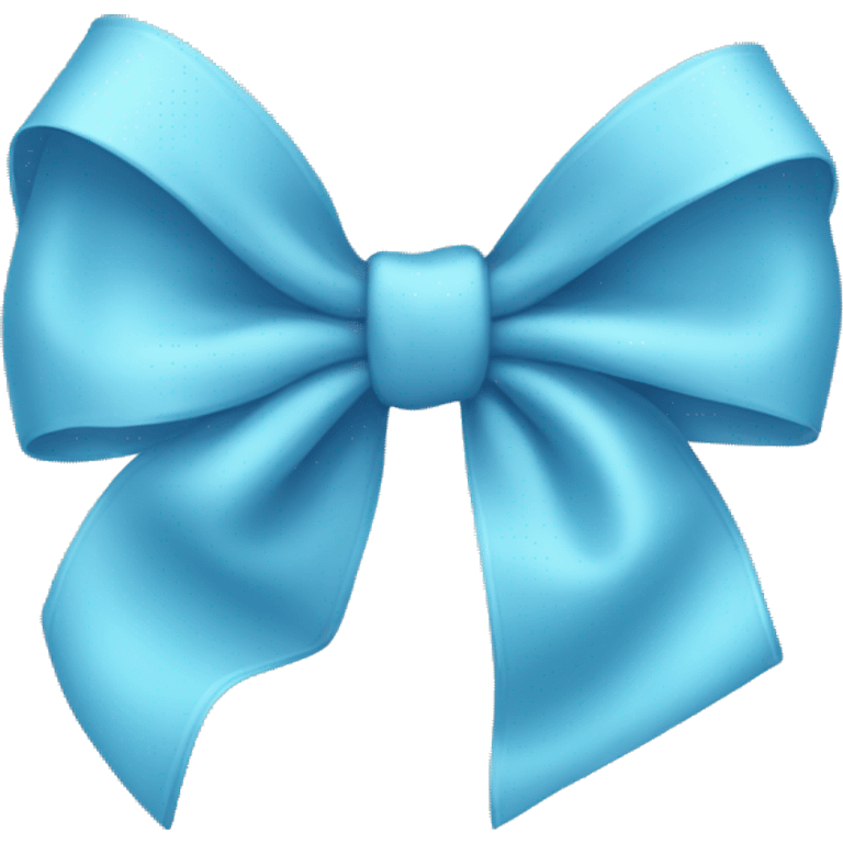 light blue bow emoji