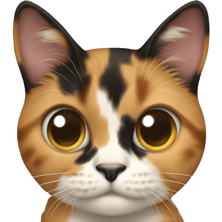 calico cat thats missing one eye  emoji