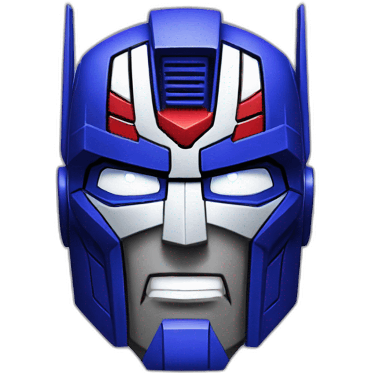 Optimus Prime face emoji