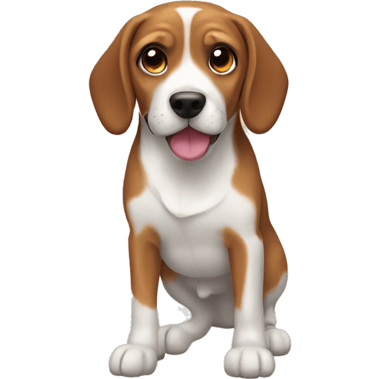 All brown beagle emoji