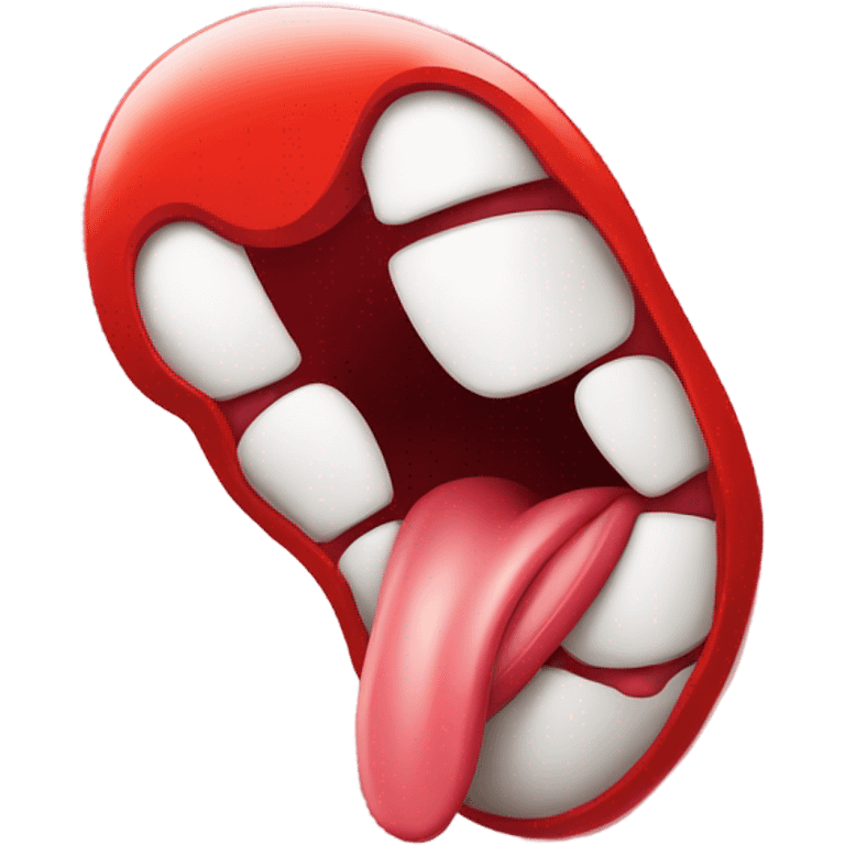 Rolling Stones tongue emoji