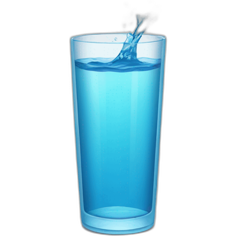 Arena en vaso de agua emoji