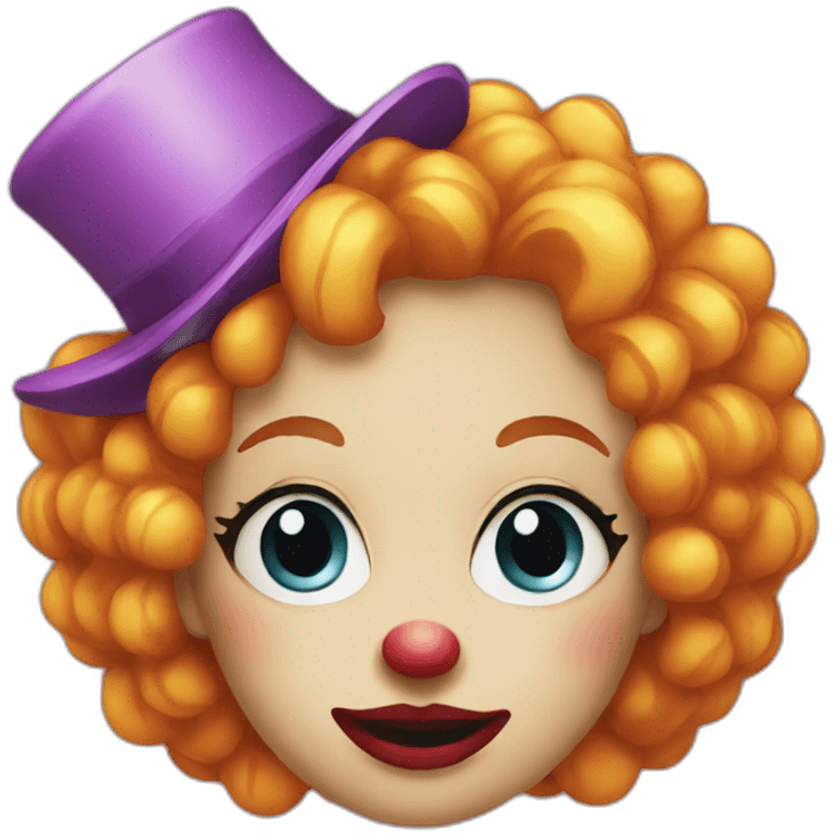 Female clown emoji emoji