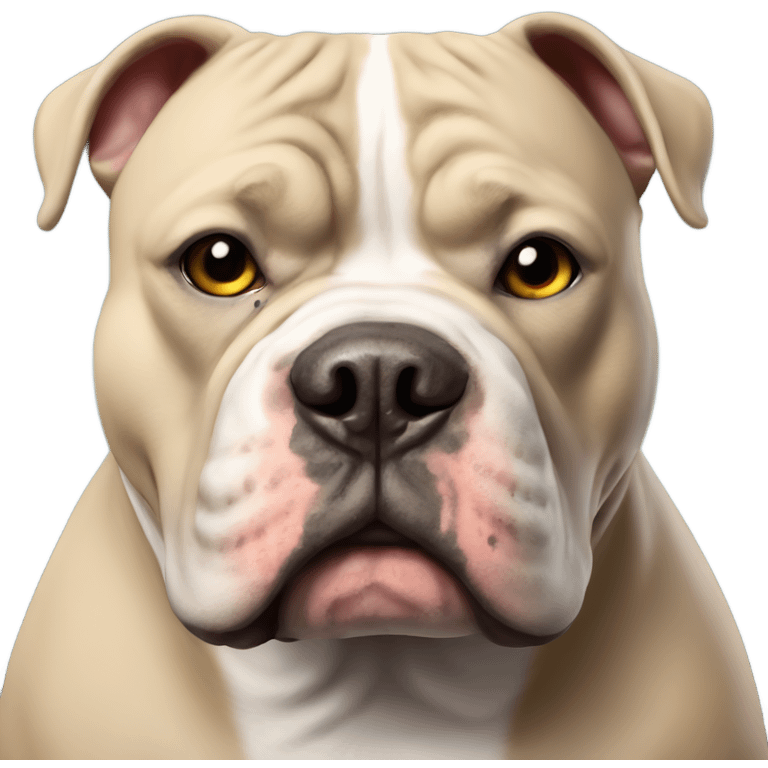 Gangster American bully emoji