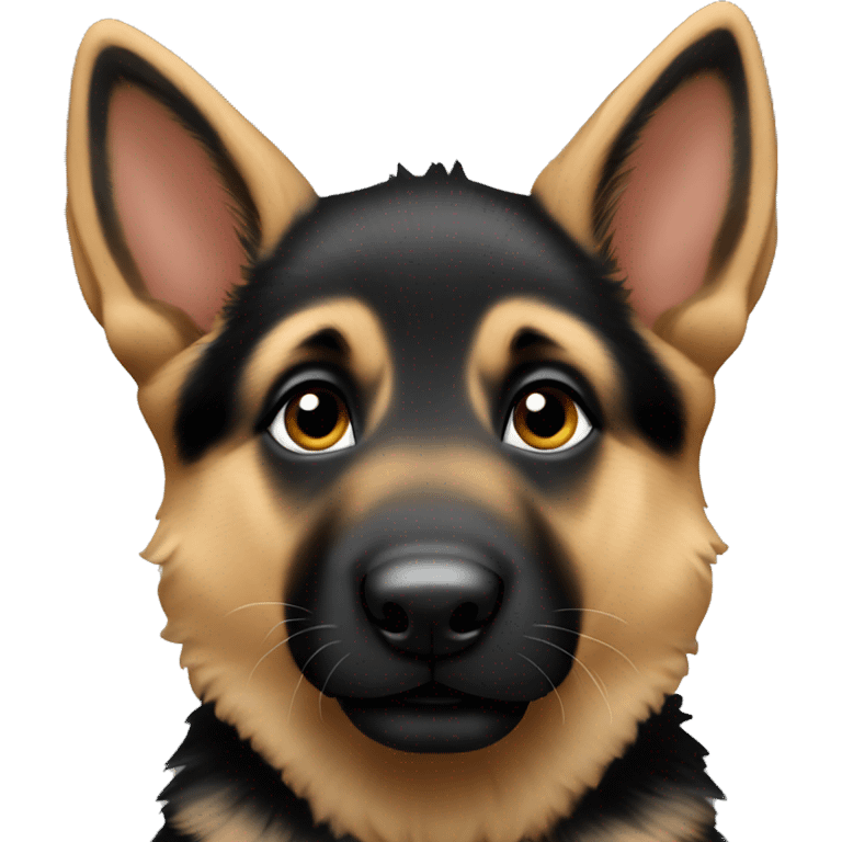 German shepherd puppy emoji