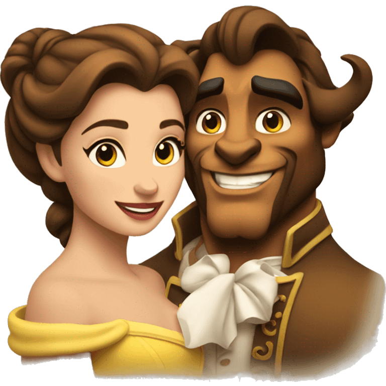 Beauty and the beast emoji