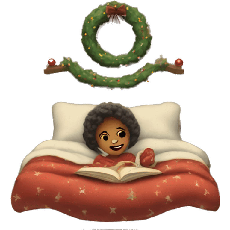 cozy vintage christmas emoji