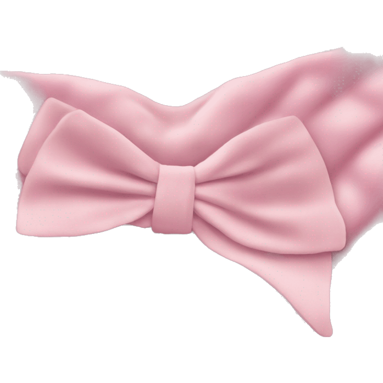 Pastel pink bow blanket  emoji