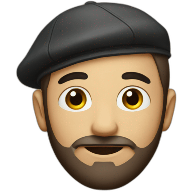 A man with a kippa emoji