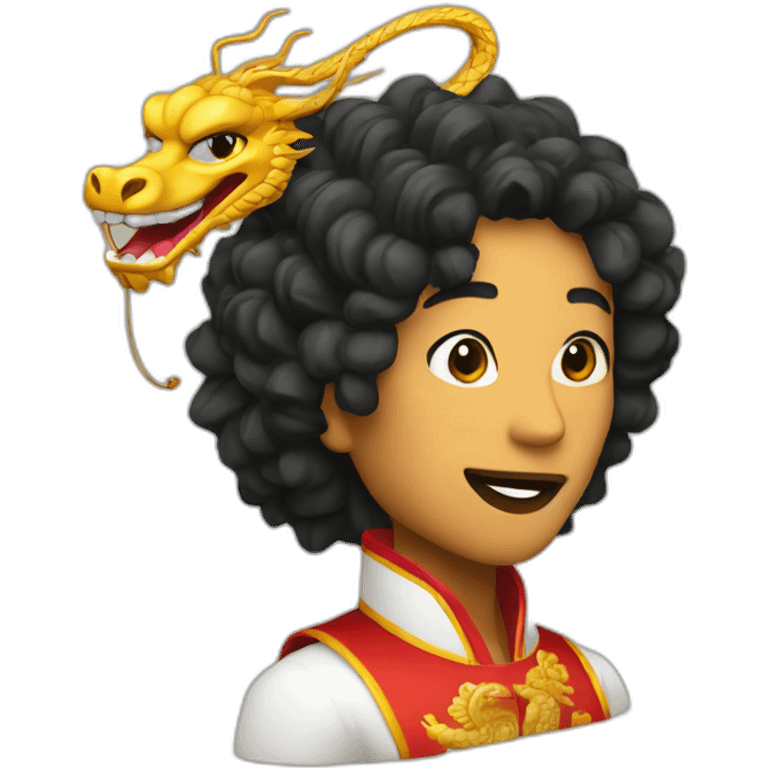 Sisqò singer with a chinese dragon emoji