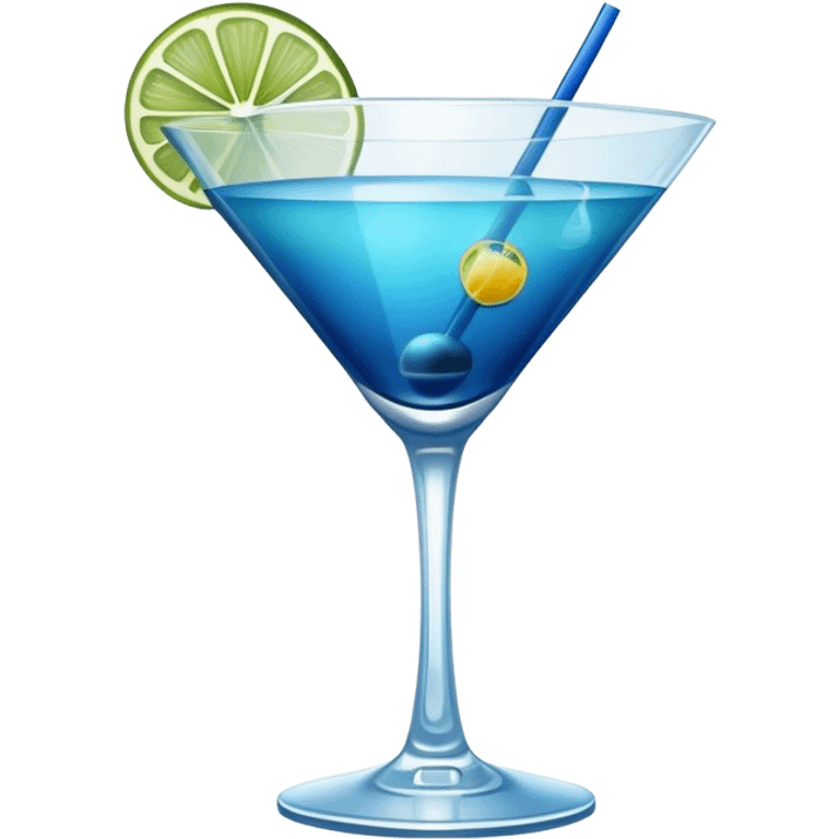 blue cocktail  emoji