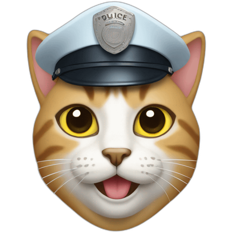 Cat police emoji