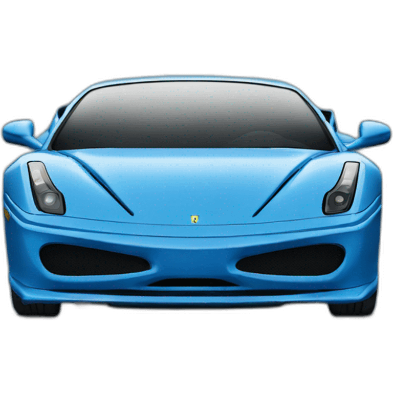 Blue ferrari emoji