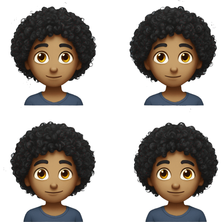 armenian curly boy with big nose emoji