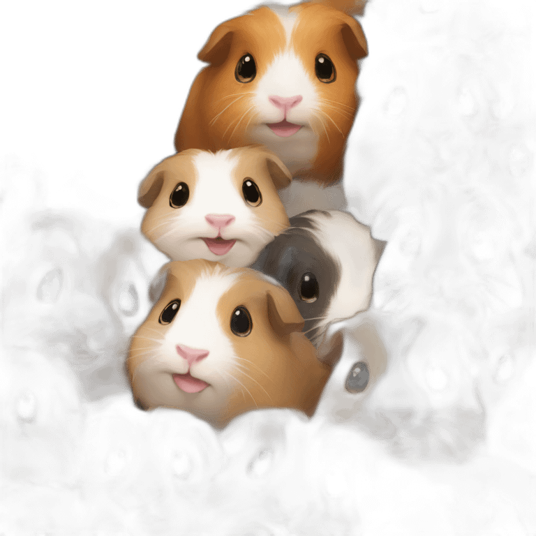 Guinea pig party emoji