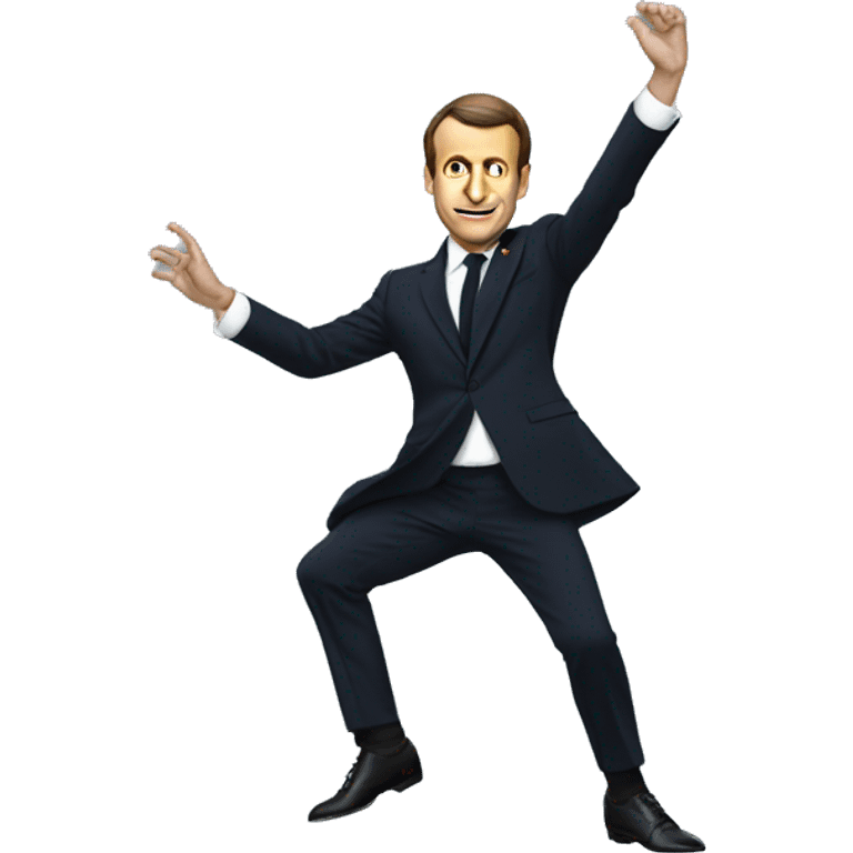 Macron qui danse emoji