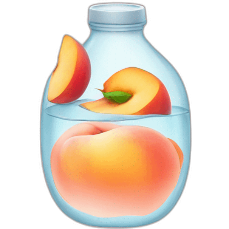 Peach water emoji