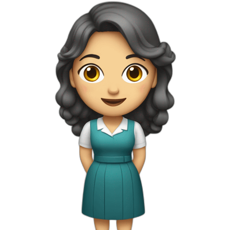 profesora gordita y tierna  emoji