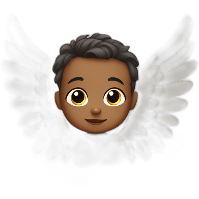 baby gabriel with wings emoji