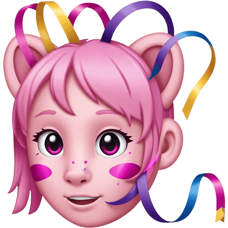 Ear with party streamers emoji