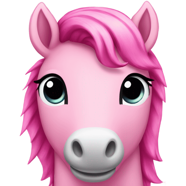 Pink pony  emoji