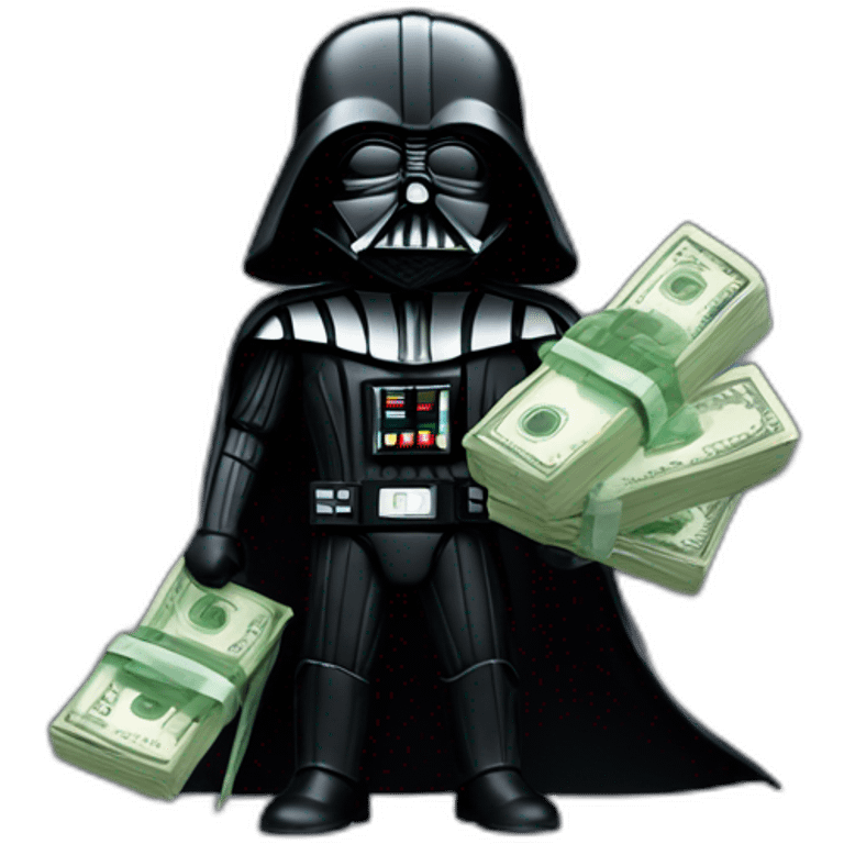 vader with money emoji