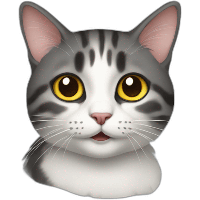 Chient câlin chat emoji