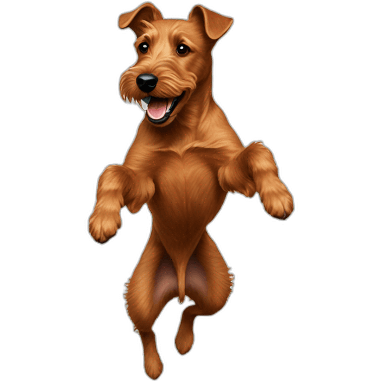 irish terrier jumping emoji