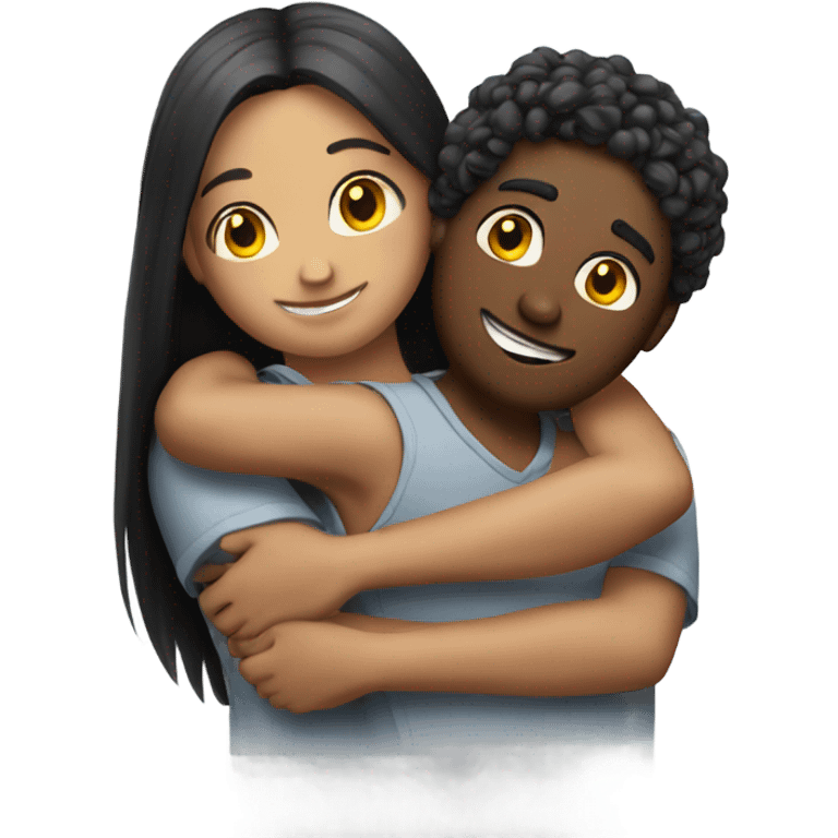 Best friends hugging emoji