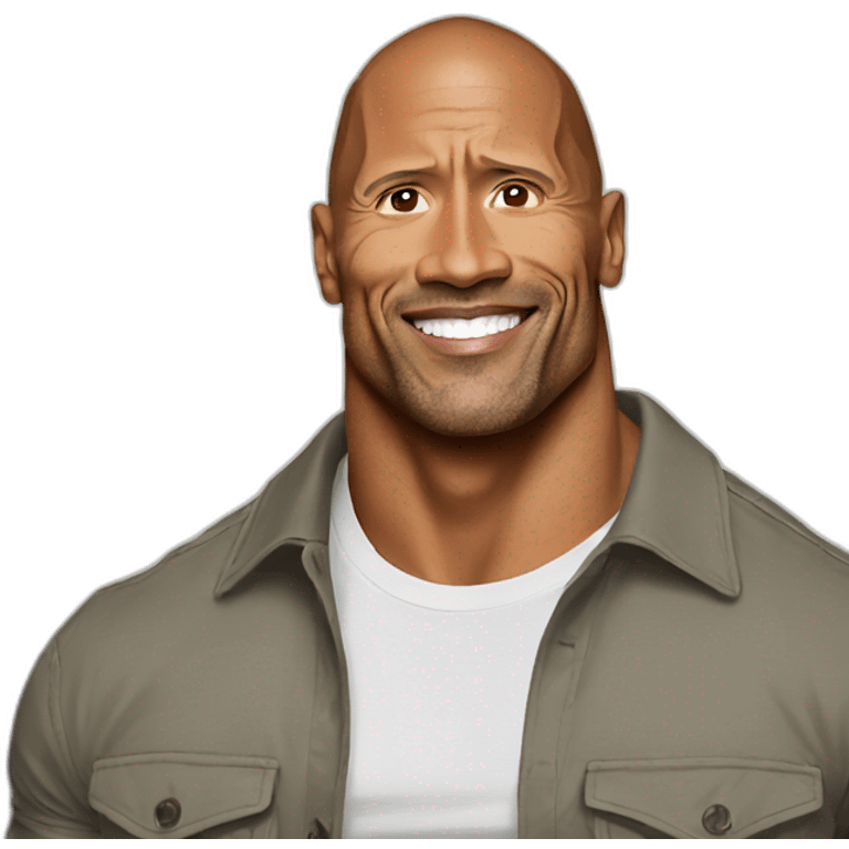 dwayne johnson emoji