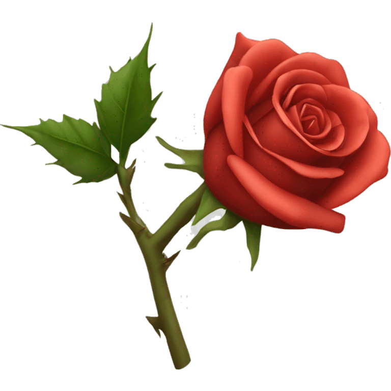 A rose thorn pricking your hand emoji