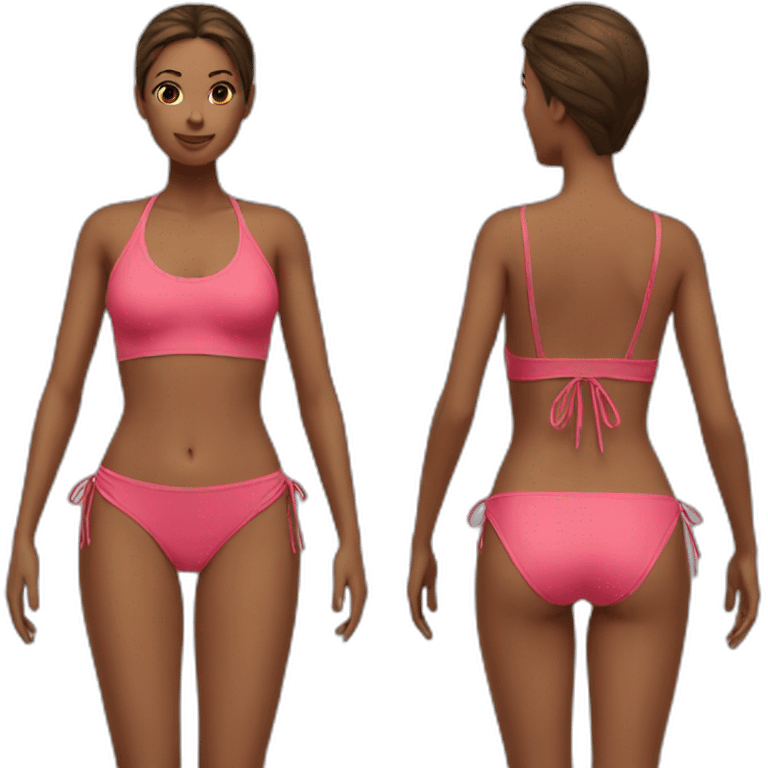 Woman swimwear emoji