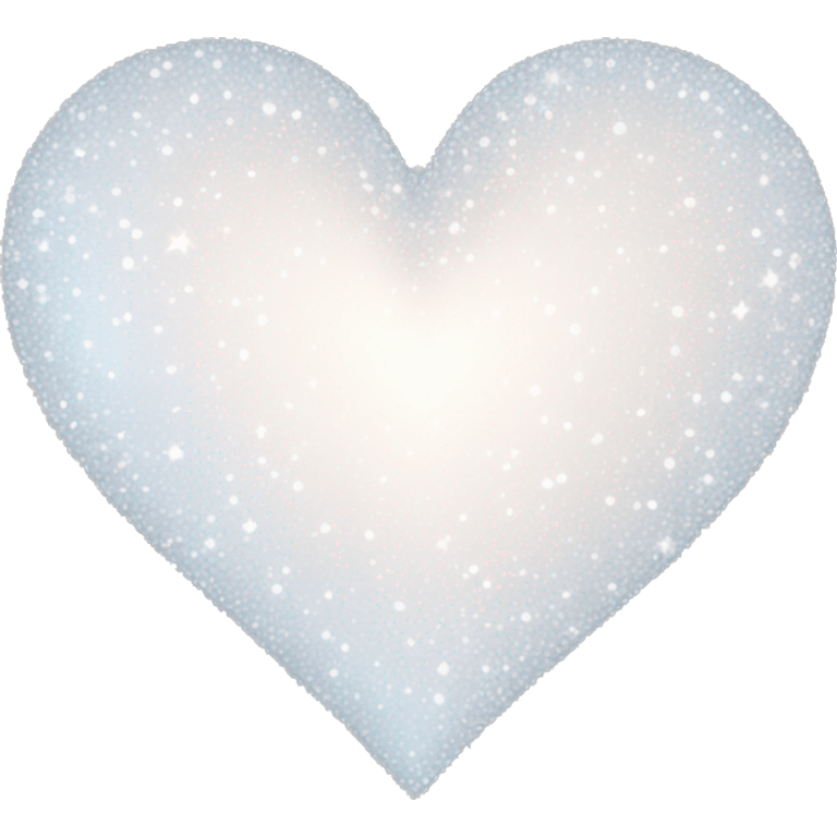 White sparkling heart emoji