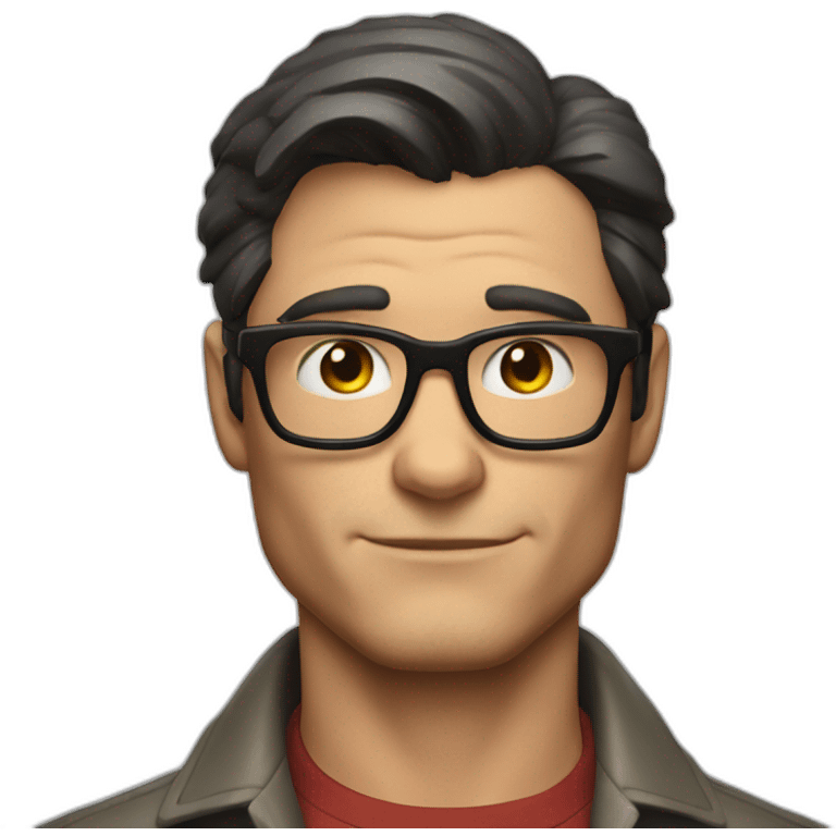 clark kent no glasses emoji