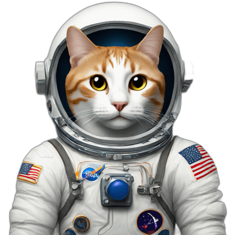 A cat astronaut emoji