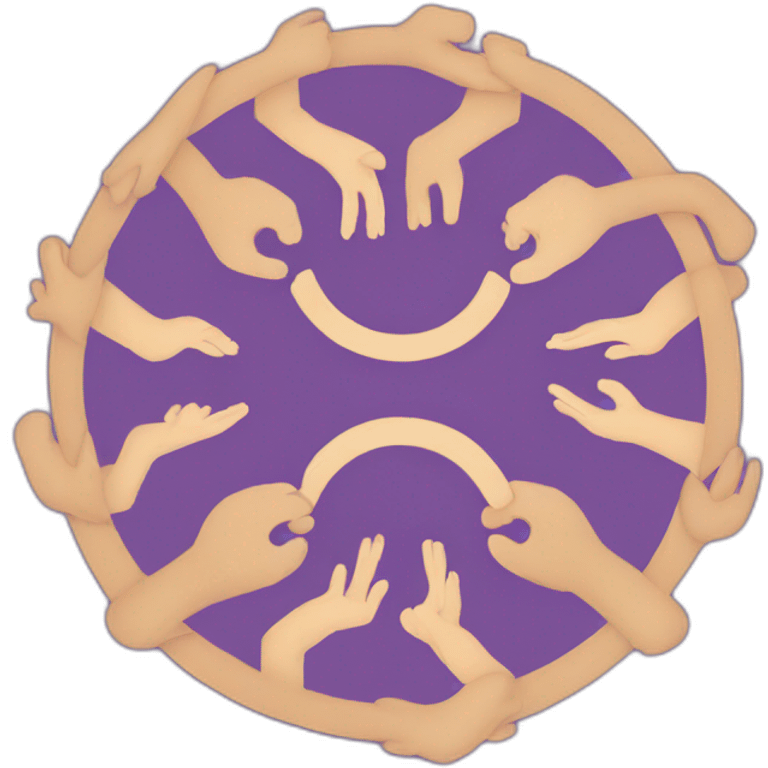 Friendship Circle Emblem emoji