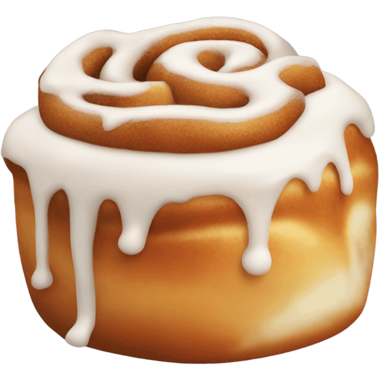 Icing cinnamon bun  emoji