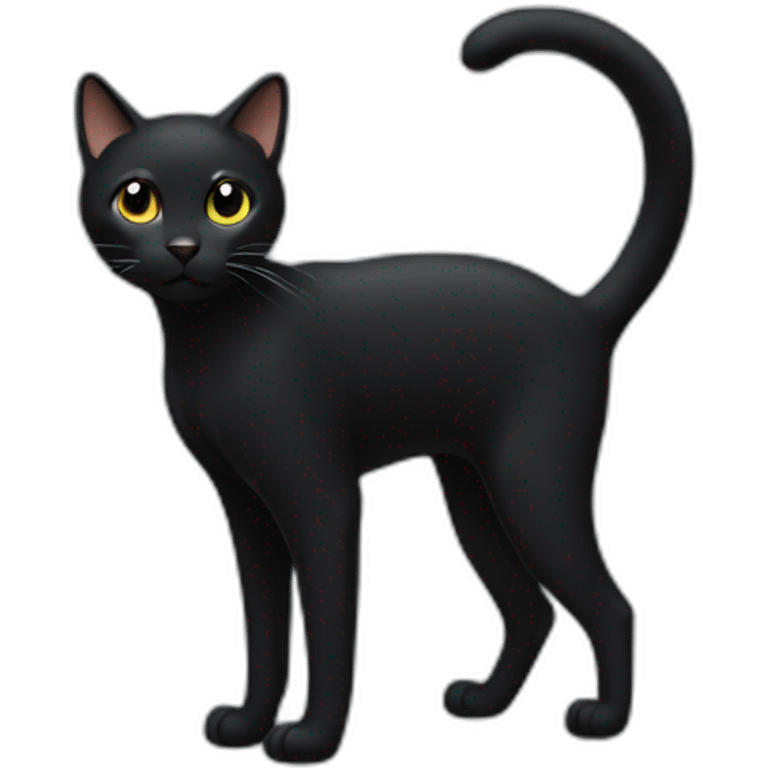 tailless-black-cat-body emoji